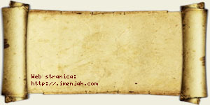 Jana Bačić vizit kartica